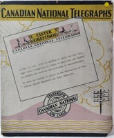 Canadian National Telegraphs Advertising Piece