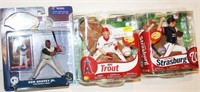 Lot Of Baseball Action Figures - Trout,