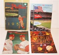 Vintage Phillies Programs - Earliest 1952