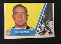 1963 Topps Hockey Card Milt Scmidt