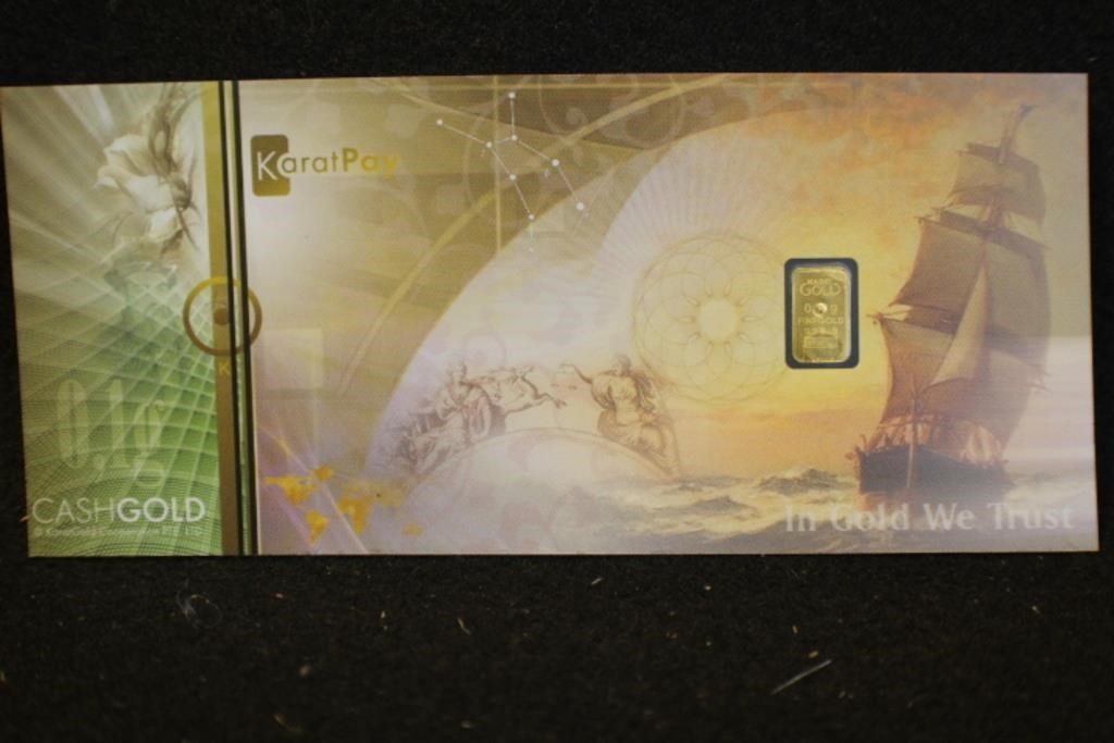 0.1 gram Gold Karat Pay Gold Currency