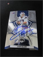 Josh Allen Signed Trading Card COA Pros