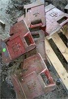 5 IH Stamped tractor weights