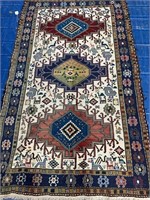 Hand Knotted Persian Soumak Rug 6x3.8 ft