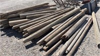 Assorted Fence Rails & Fence Posts