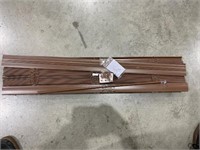 34inch Brown Mini Blinds