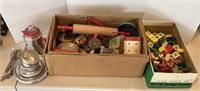 Collection of vintage and antique children’s play