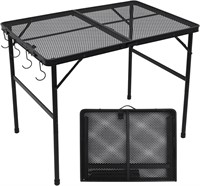 ALZEROOE Outdoor Camping Grill Table 3 Ft