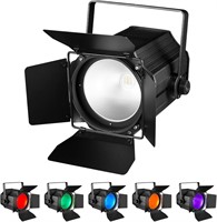 $170  LED 200W COB Stage Lights with Barn Doors