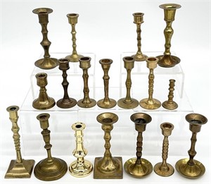 Miniature Brass Candlesticks