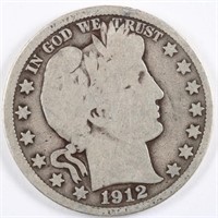 1912 Barber Half Dollar - Full Rim