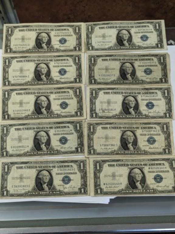 10 1935 SILVER CERTIFICATES