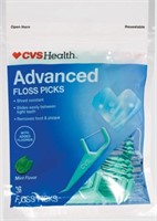 (4) 36-Pk CVS Health Advanced Floss Picks