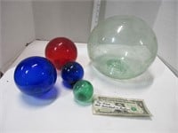 Glass garden globes