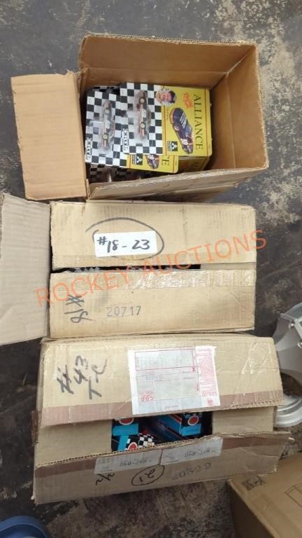 3 boxes matchbox NASCAR/ racing cars
