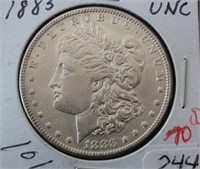 1883 Morgan Silver Dollar Coin