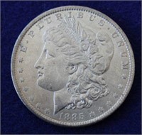 1885-O Morgan Silver Dollar Coin