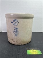 No. 2 Crock with Illinois Stamp