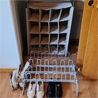 3 Shoe Racks Cubbies With Tap Golf Vintage Skates