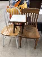 2 Chairs & Small Table