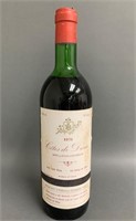 1975 Cotes de Dura French Red Table Wine