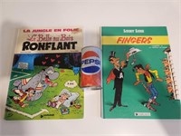 2 bandes dessinées dont lucky luke