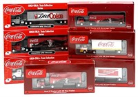 (7) Athearn Trains Coca-Cola Die-Cast Collectibles
