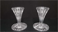 2 WATERFORD CRYSTAL CANDLESTICKS