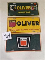 Oliver License Plates