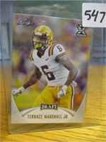 Terrace Marshall Jr. no.34 trading card