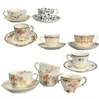 Several Tea Cups & Saucers, Haviland +