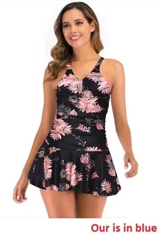 SUMMERMAE 1PC Women's Swim Dress