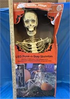 LED Pose-n-Stay Skeleton 5 Ft. Tall