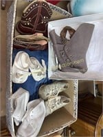 Vintage baby shoes and others