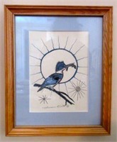 Norman Knott Print of Blue Jay