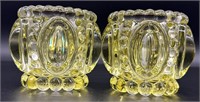 2 Beautiful Mosser Beaded Glasses