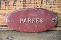 Brass Depot Plate - Parkes