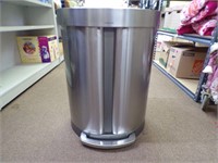 STAINLESS DOUBLE TRASH CAN 26 X 20 X 16