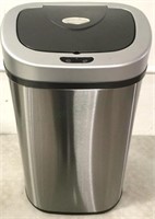 Ninestars Stainless Steel Touchless Garbage Can