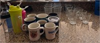 Group Of Glasses- Coffee Cups & Thermoses