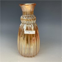 Jeannette Marigold Ribbed Vase