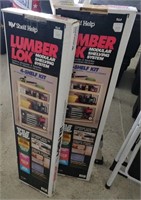 2 Lumber Lok Modular Shelving Systems