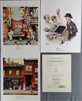 Norman Rockwell Signed Saturday Evening Post Art