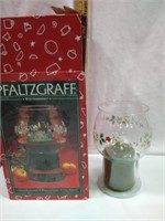 Pfaltzgraff candle,1973 Christmas plate,