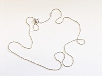 .925 Silver 18" Fine Chain   C