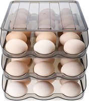 NEW! Large Capacity Egg Holder, Auto Scrolling