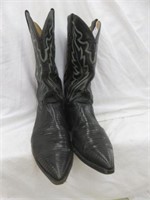 MEN'S JUSTIN LEATHER BOOTS SZ 10