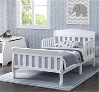 Delta Children Canton Toddler Bed, White - NEW