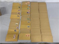 90+ Envelopes W/ Vintage Stamps