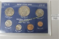 1967 Coinage of New Zealand